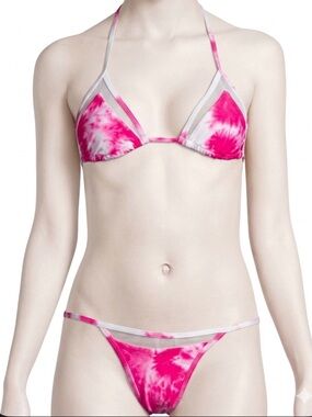 Kendall & Kylie Pink Tie-Dye Bikini Bottom